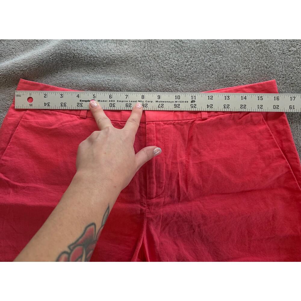 Banana Republic Linen Shorts 4" inseam Mid-rise Summer Beachy Vacation Preppy - Picture 5 of 7